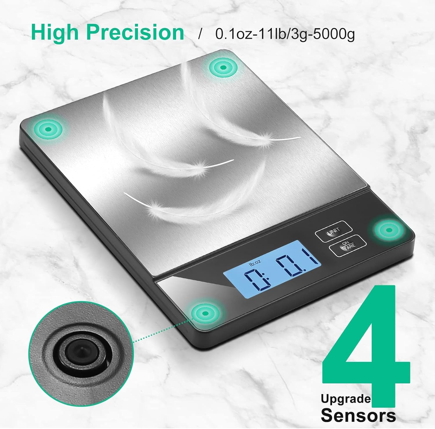 Digital Food Scale Grams and Ounces