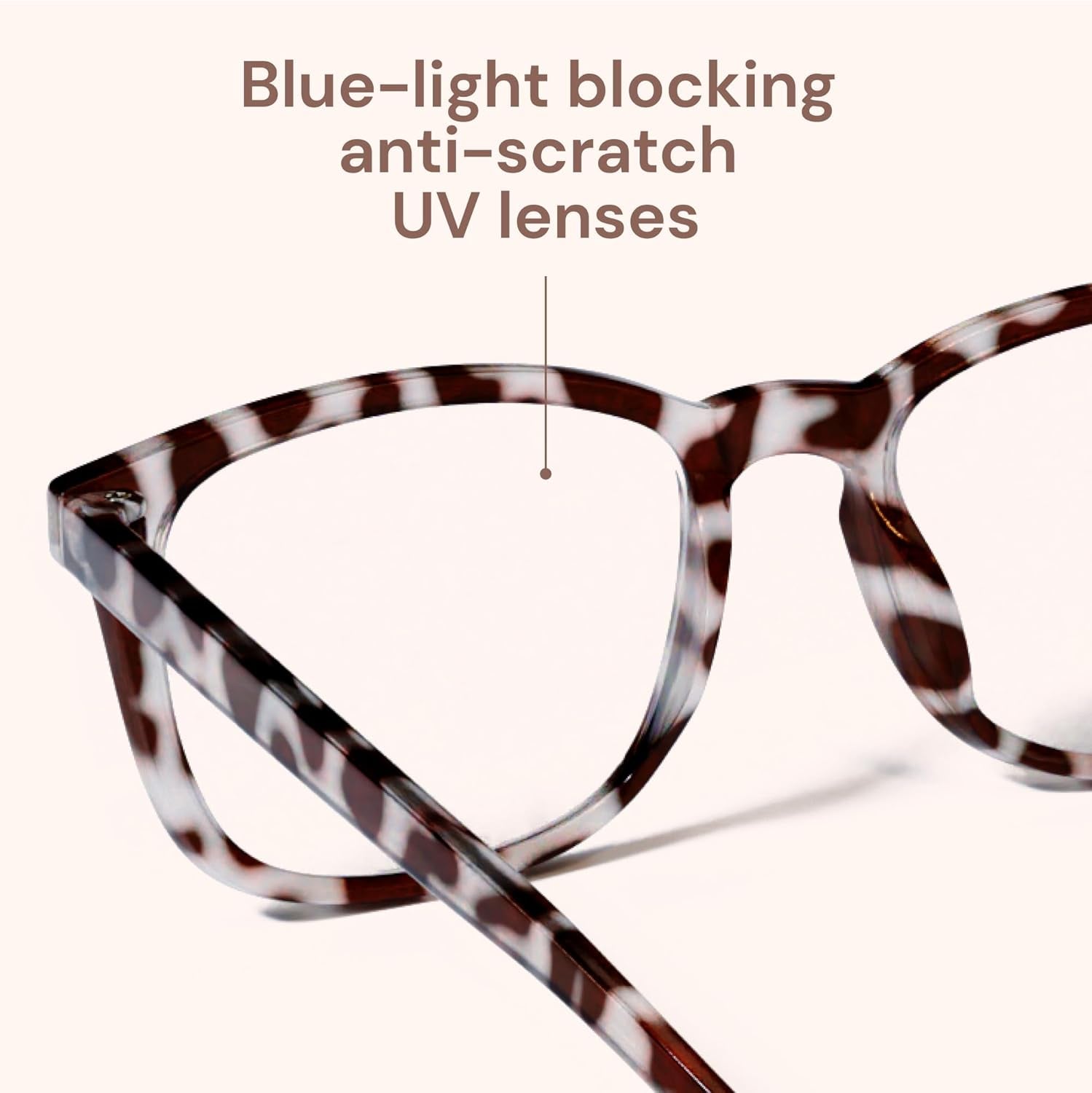 Woman's Blue Light Lens - Matte Black