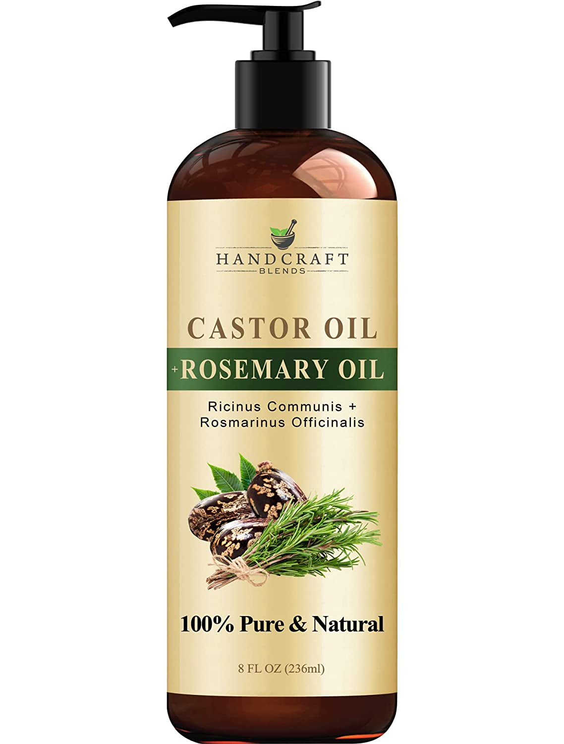 Handcrafted Castor Rosemary Oil