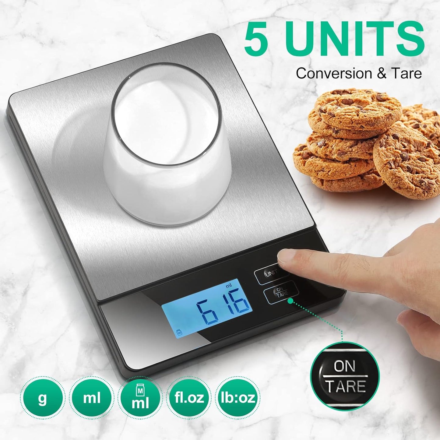 Digital Food Scale Grams and Ounces